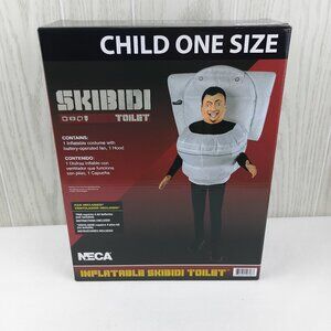 NECA "Skibidi Toilet" Infltable Halloween Costume Child One Size Costume NEW
